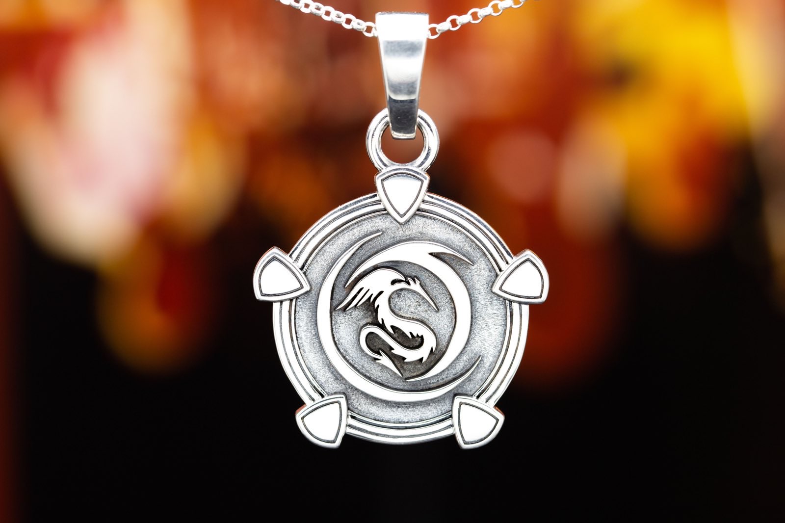 The Warden — Platinum Pendant